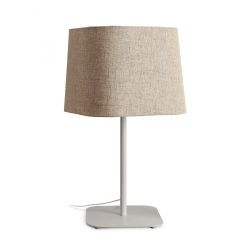 PERTH stołowa beżowa/biała 230V E27 15W