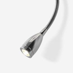 PERTH ścienna z reflektorem LED  beżowa/biała chrom 230V E14 LED 15+3W 30°  3000K