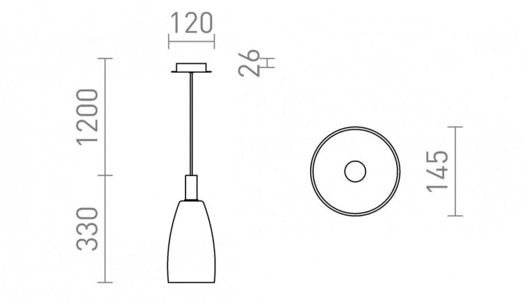 BELLINI L E14 wisząca biała szkło przezroczyste 230V E14 15W