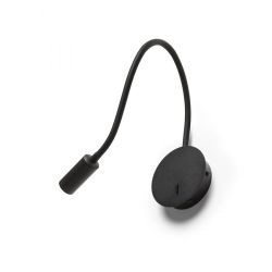 VALE ścienna czarna 230V LED 3W 30° 3000K