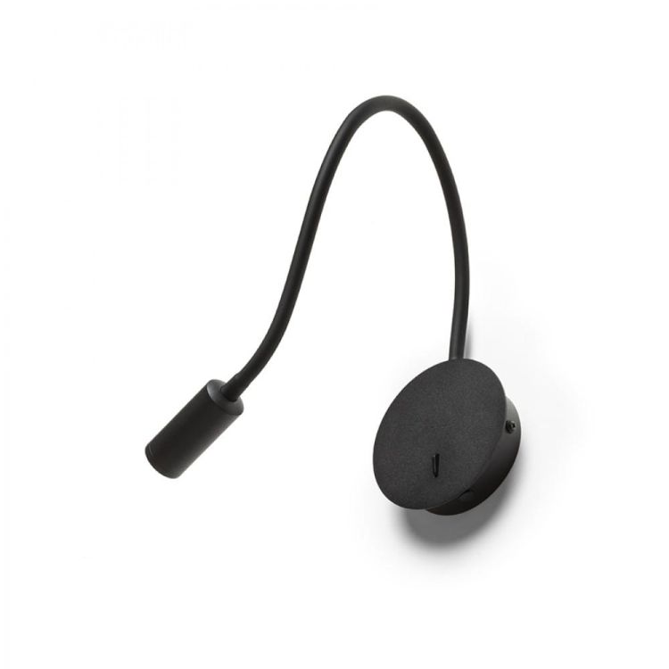 VALE ścienna czarna 230V LED 3W 30° 3000K