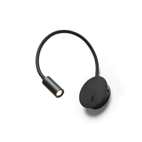 Przejdź do produktu VALE ścienna czarna  230V LED 3W 30°  3000K