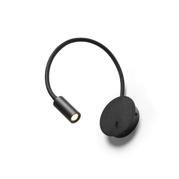 VALE ścienna czarna 230V LED 3W 30° 3000K