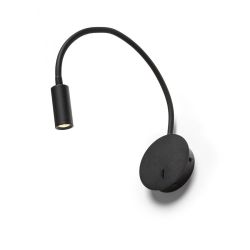 VALE ścienna czarna 230V LED 3W 30° 3000K