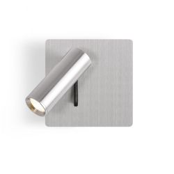 MIG ścienna nikiel mat 230V LED 3W 30° 3000K