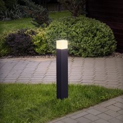 CLYDE 60 podłogowa antracyt  230V E27 28W IP44