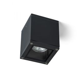 KEIG sufitowa czarna 230V GU10 35W IP65