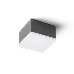 ORIN SQ sufitowa antracyt akryl satynowy 230V LED 10W IP54 3000K