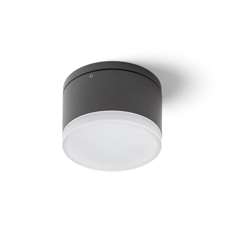 ORIN R sufitowa antracyt akryl satynowy 230V LED 10W IP54 3000K
