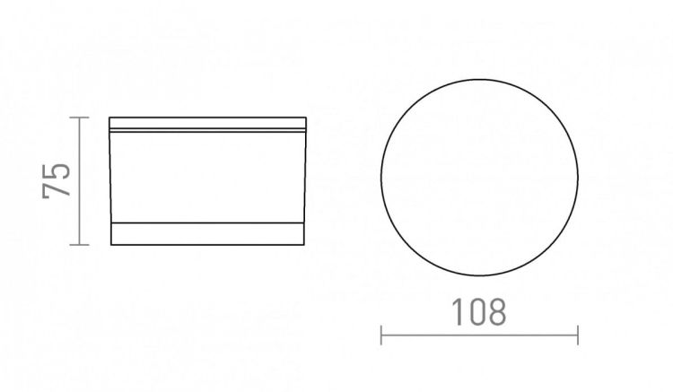 ORIN R sufitowa biała akryl satynowy 230V LED 10W IP54 3000K