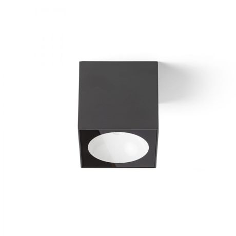 Przejdź do produktu SENZA SQ sufitowa antracyt szkło przezroczyste 230V LED 6W IP65  3000K