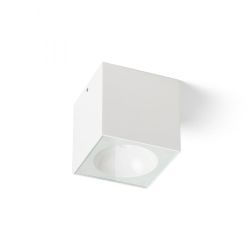 SENZA SQ sufitowa biała szkło przezroczyste 230V LED 6W IP65  3000K