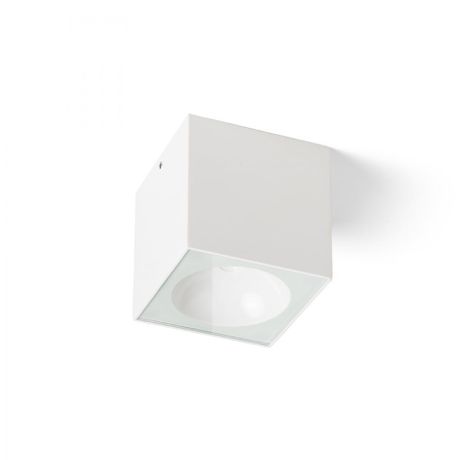 Przejdź do produktu SENZA SQ sufitowa biała szkło przezroczyste 230V LED 6W IP65  3000K
