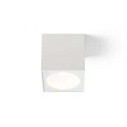 SENZA SQ sufitowa biała szkło przezroczyste 230V LED 6W IP65  3000K