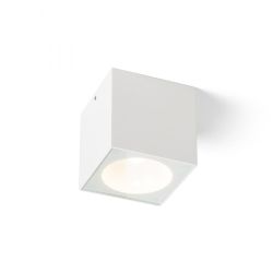 SENZA SQ sufitowa biała szkło przezroczyste 230V LED 6W IP65  3000K