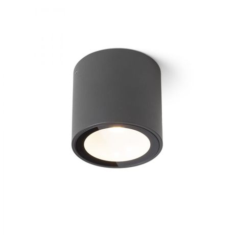 Przejdź do produktu SENZA R sufitowa antracyt szkło przezroczyste 230V LED 6W IP65  3000K