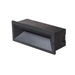 RAGG wpuszczana czarna  230V LED 12W IP65  3000K