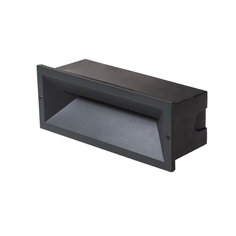 RAGG wpuszczana czarna  230V LED 12W IP65  3000K
