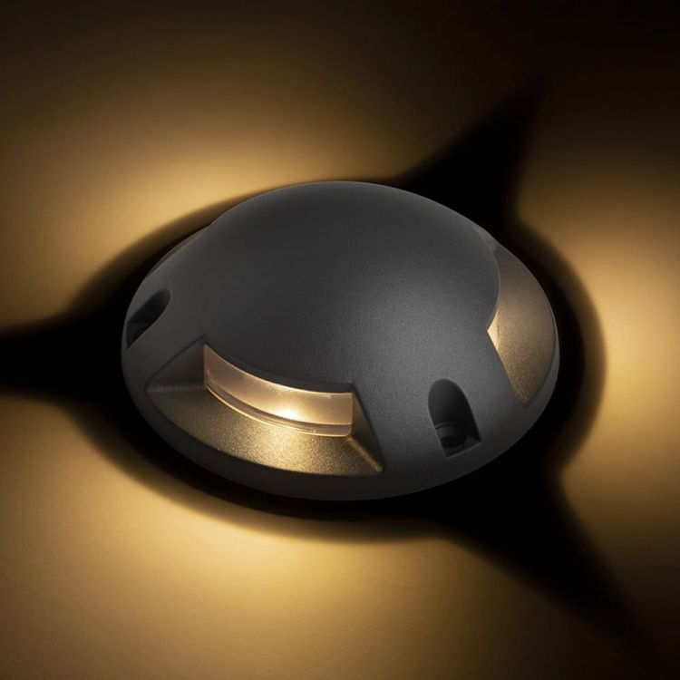 TOPTOP S III  antracyt  230V LED 3x1W IP67  3000K