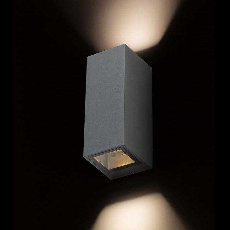 DESMOND II ścienna antracyt 230V GU10 2x35W IP44