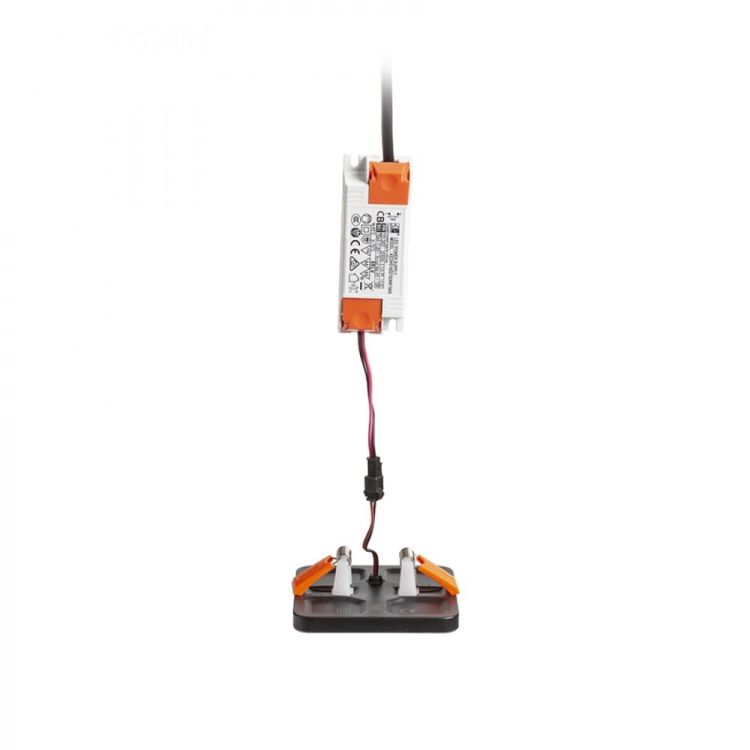 BJORK SQ 9 wpuszczana czarna  230V LED 6W  3000K