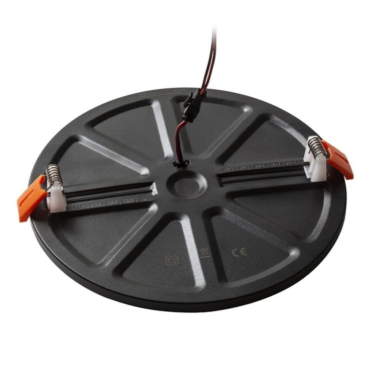 BJORK R 20 wpuszczana czarna 230V LED 18W 3000K