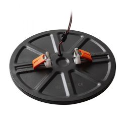 BJORK R 20 wpuszczana czarna 230V LED 18W 3000K