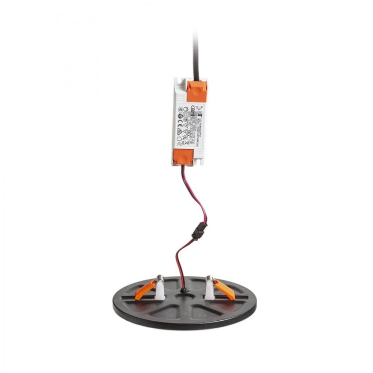 BJORK R 16 wpuszczana czarna  230V LED 12W  3000K