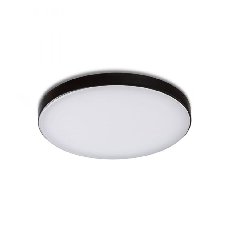 BJORK R 9 wpuszczana czarna  230V LED 6W  3000K