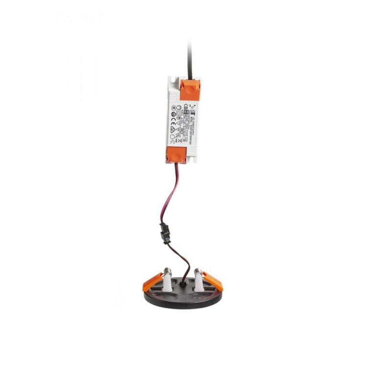 BJORK R 9 wpuszczana czarna  230V LED 6W  3000K