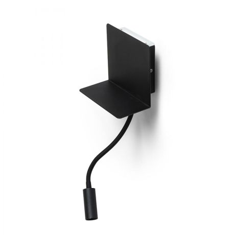 Przejdź do produktu ROSTAM ścienna z USB czarna 230V LED 2x3W 3000K