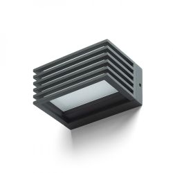 CLAIRE 14 ścienna antracyt akryl mleczny 230V LED 6W IP54 3000K