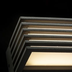 CLAIRE 14 ścienna antracyt akryl mleczny 230V LED 6W IP54 3000K