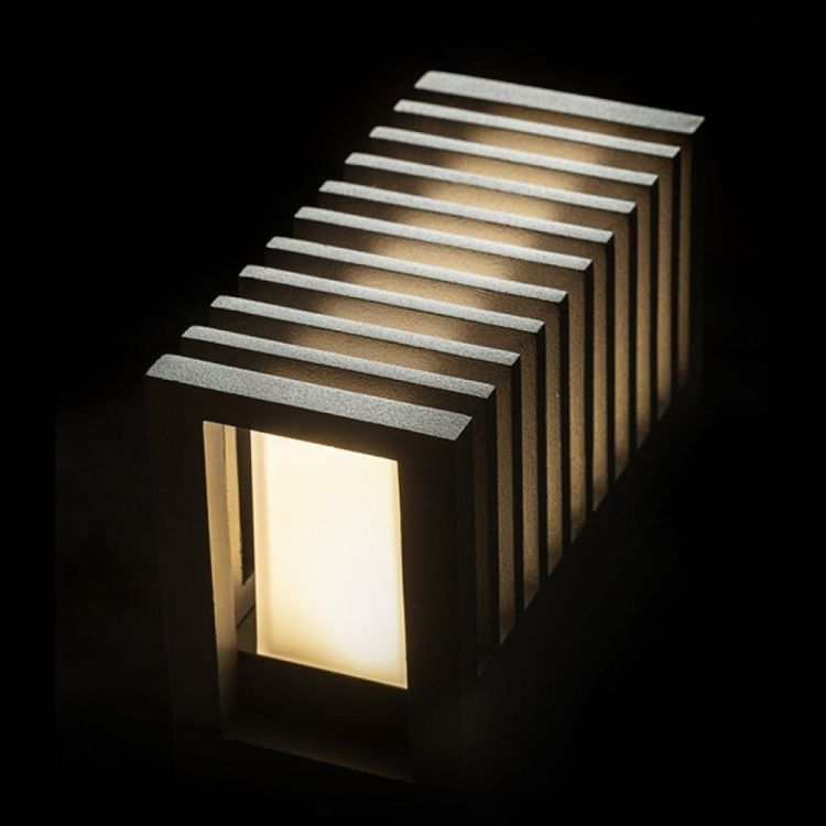 CLAIRE RC ścienna antracyt akryl mleczny 230V LED 6W IP54 3000K