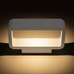 TAPA ścienna biała  230V LED 6W IP54  3000K