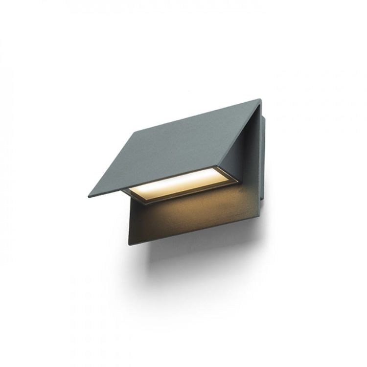GERI ścienna antracyt  230V LED 5W IP54  3000K