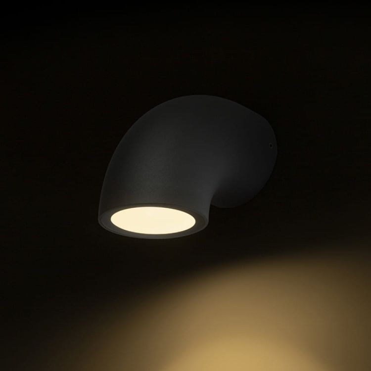 PIPER ścienna antracyt  230V LED 6W IP54  3000K