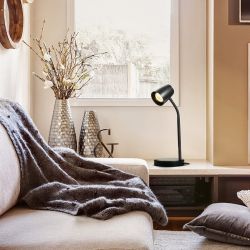 JOLI stołowa czarna  230V LED GU10 10W