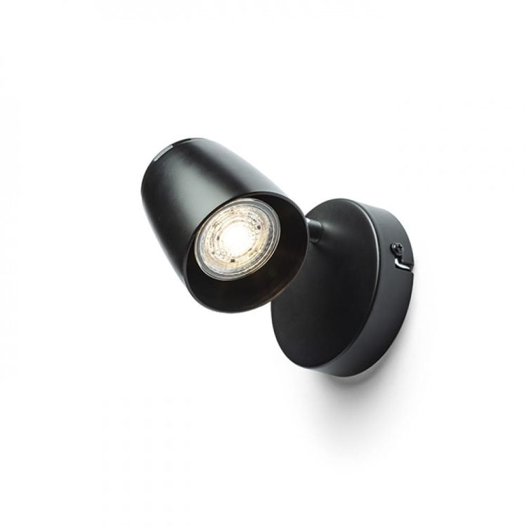 JOLI I ścienna czarna  230V LED GU10 10W