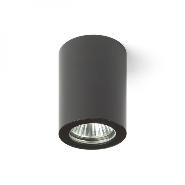 LOLA 88 sufitowa czarna  230V GU10 15W IP54