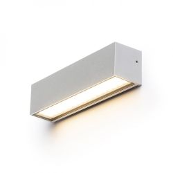 CAMARGUE ścienna srebrno-szara szkło satynowe 230V LED 6W IP65  3000K