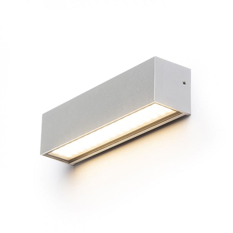 CAMARGUE ścienna srebrno-szara szkło satynowe 230V LED 6W IP65  3000K