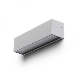 CAMARGUE ścienna srebrno-szara szkło satynowe 230V LED 6W IP65  3000K