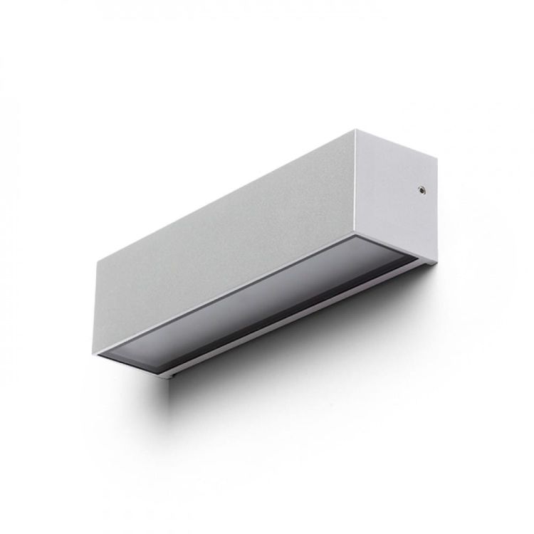 CAMARGUE ścienna srebrno-szara szkło satynowe 230V LED 6W IP65  3000K