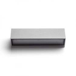 CAMARGUE ścienna srebrno-szara szkło satynowe 230V LED 6W IP65  3000K