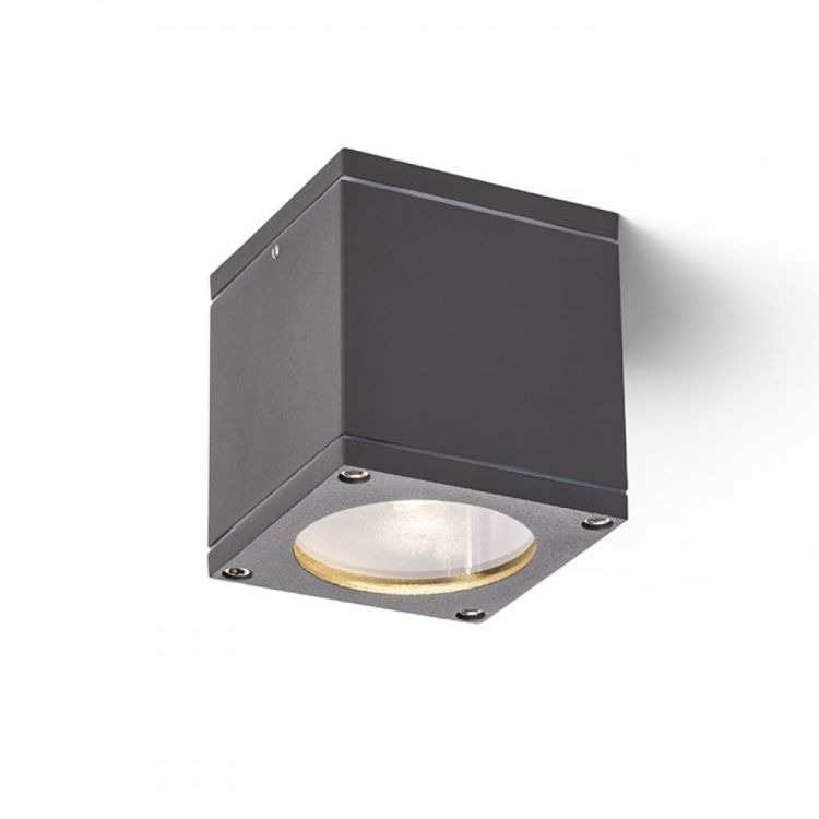 RODGE sufitowa antracyt  230V GU10 35W IP54