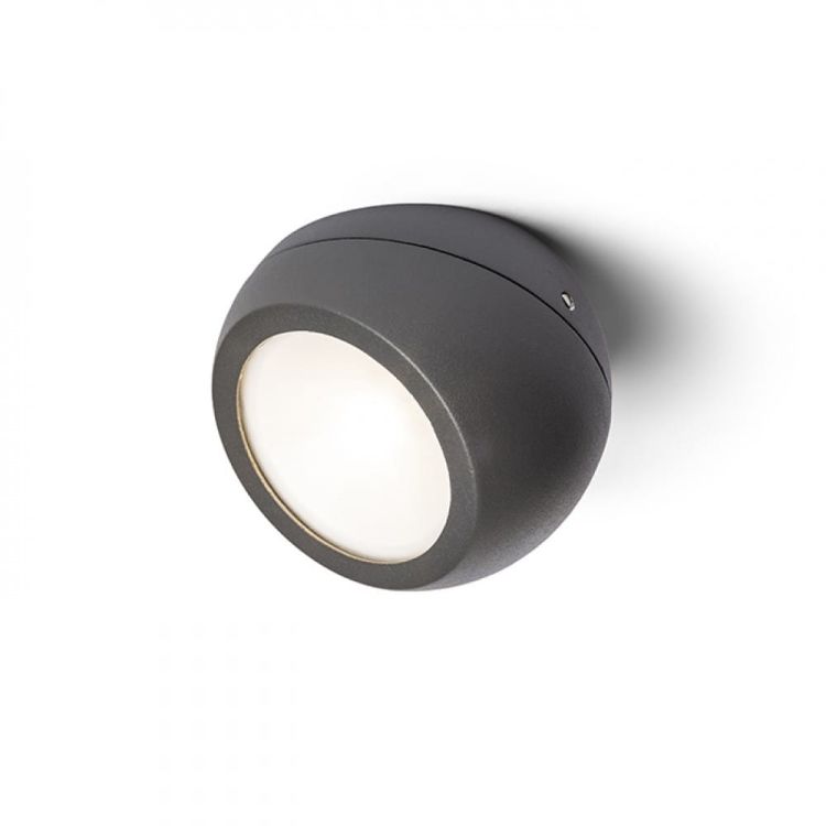 SIV natynkowa antracyt  230V LED 6W 120° IP54  3000K