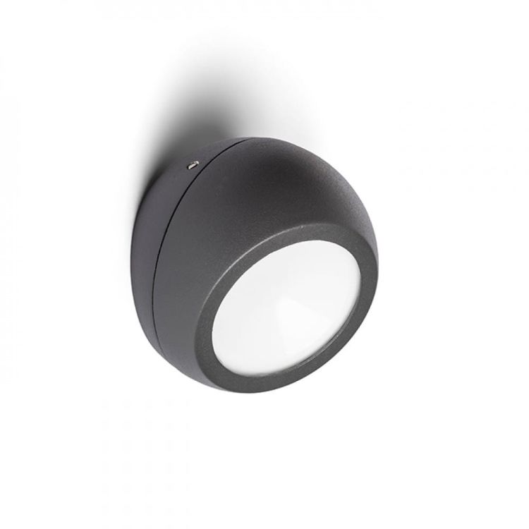 SIV natynkowa antracyt  230V LED 6W 120° IP54  3000K