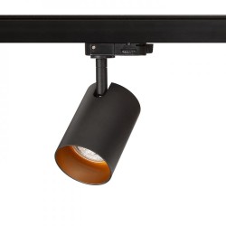 CONNOR do  szyny 3-faz czarna/złota  230V LED GU10 10W
