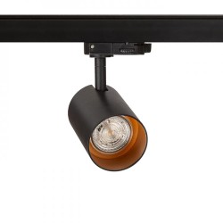 CONNOR do  szyny 3-faz czarna/złota  230V LED GU10 10W